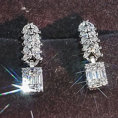 4pcs Pack Moonso Arrival Unique Design Silver Color Jewelry Set for Women Christmas Gift Jewelry R008-E008-S008-X008