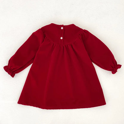 2025 Christmas Children Clothes New Year Clothing Sister Dress 0-6Yrs Girl Party Dress Kids Princess Dresses Baby Girl Romper