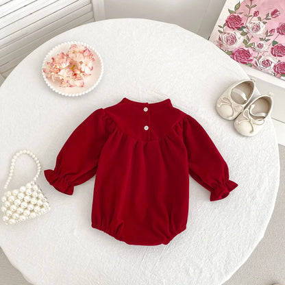 2025 Christmas Children Clothes New Year Clothing Sister Dress 0-6Yrs Girl Party Dress Kids Princess Dresses Baby Girl Romper