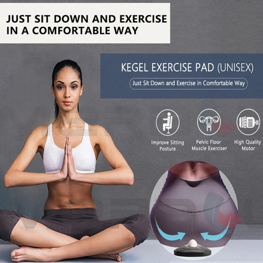 Electric Pelvic Floor Muscle Trainer Type-c Rechargeable Kegel Training Massage Cushion Sphincter Bladder Trainer for Men Women